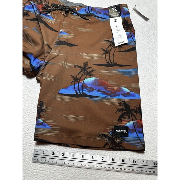 Hurley Eco Phantom Weekender Board Shorts Trunks Beach Mens Size 32 New NWT - Picture 11 of 14